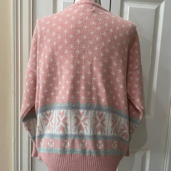 VINTAGE 1970 JANTZEN SWEATER KNITTED PINK Sz 2XL COQUETTE GRANDMA CORE ICONIC - Picture 10 of 16